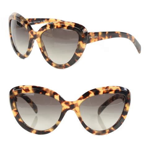 prada italy 15ps multicolor tortoise cat eye sunglasses women|Women's Prada Cat.